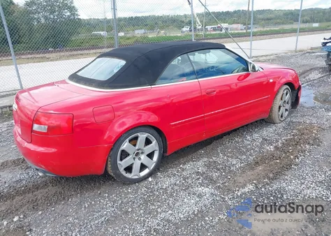 2005 Audi S4 from USA, damaged, VIN WUARL48H25K902339